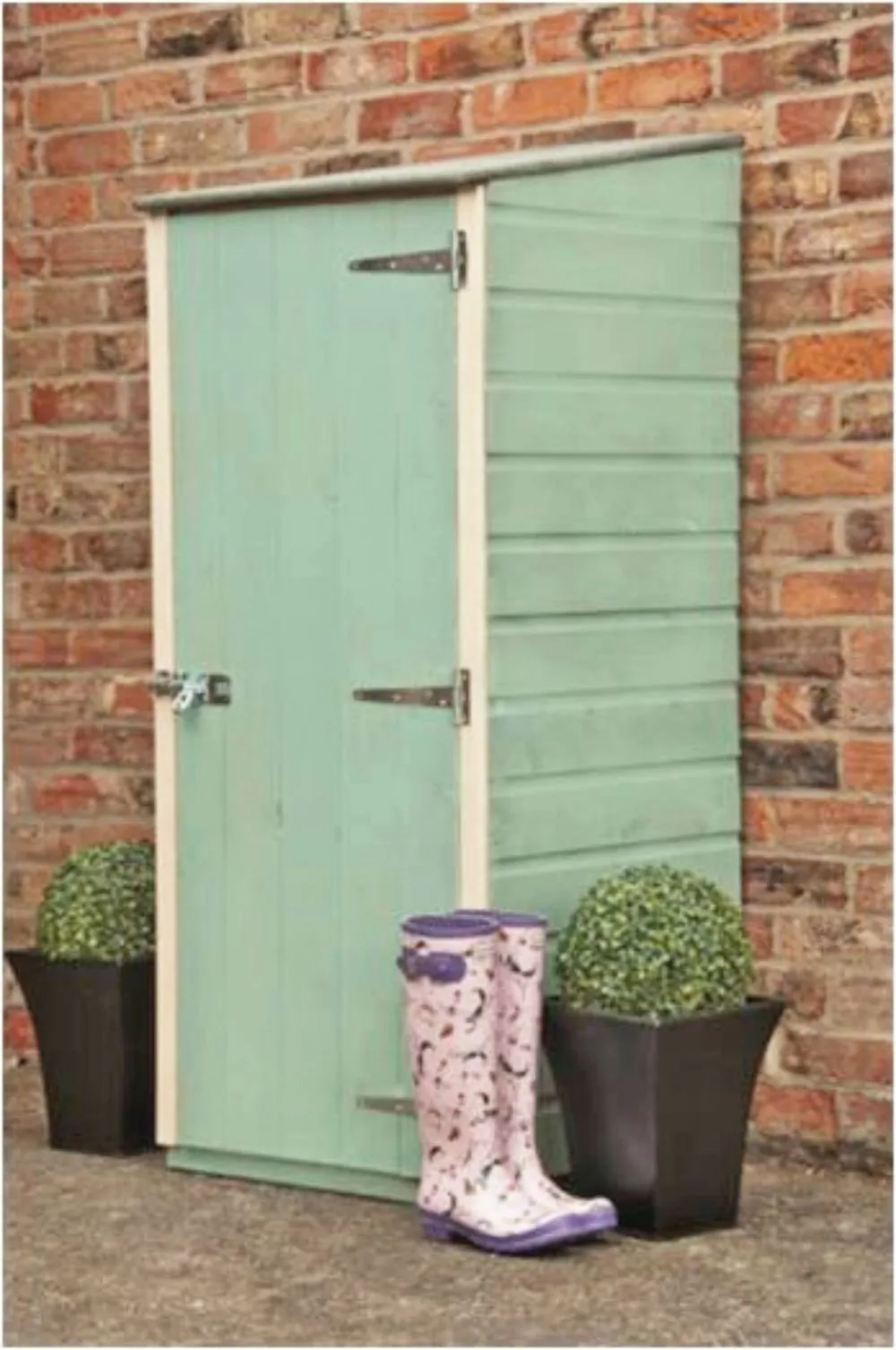 Shires Garden Store Shiplap Garden Shed Approx 2 x 2 Feet in Brown 2