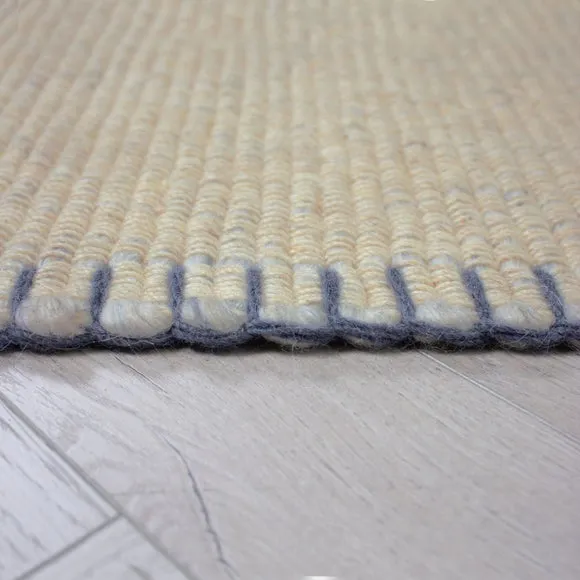 Clove Striped Wool Rug 4