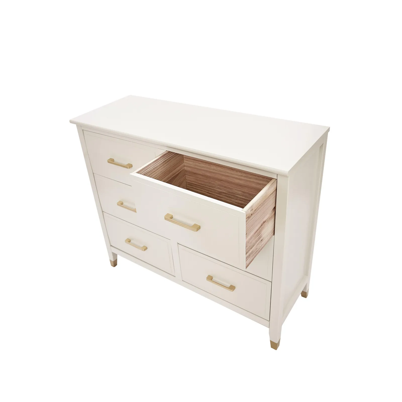 Cabinet Bits Palazzi 6 Drawer Chest of Drawers in Off-White 5
