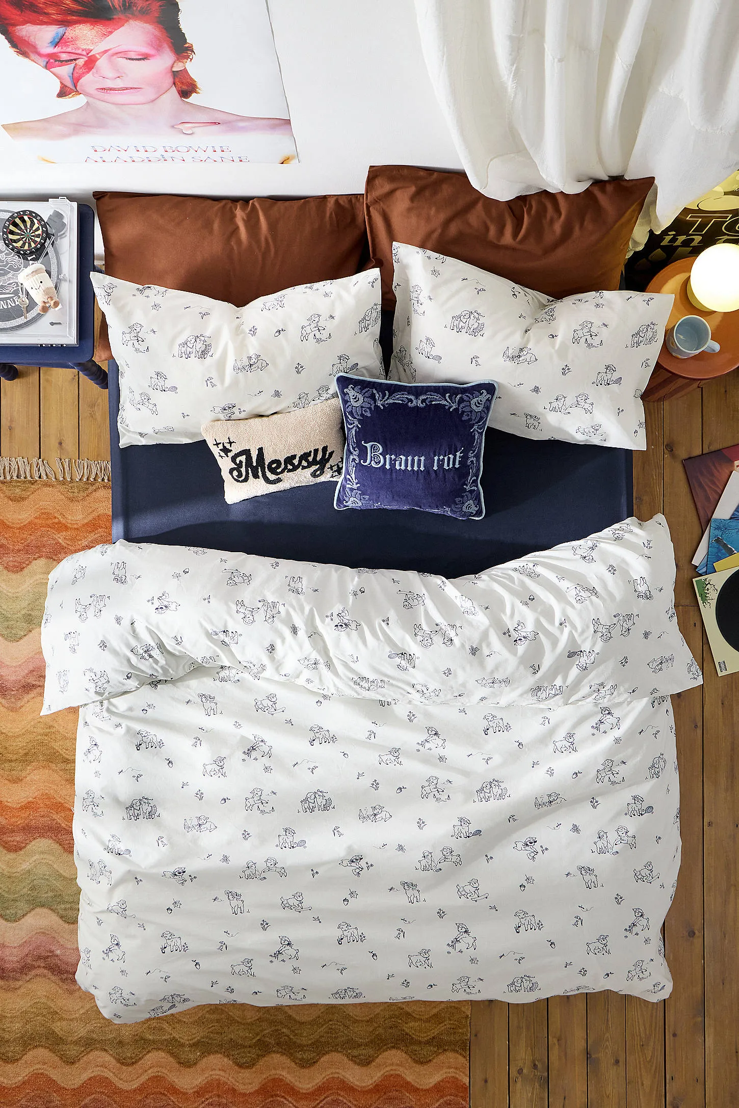 Sassy Lamb Duvet Set - White