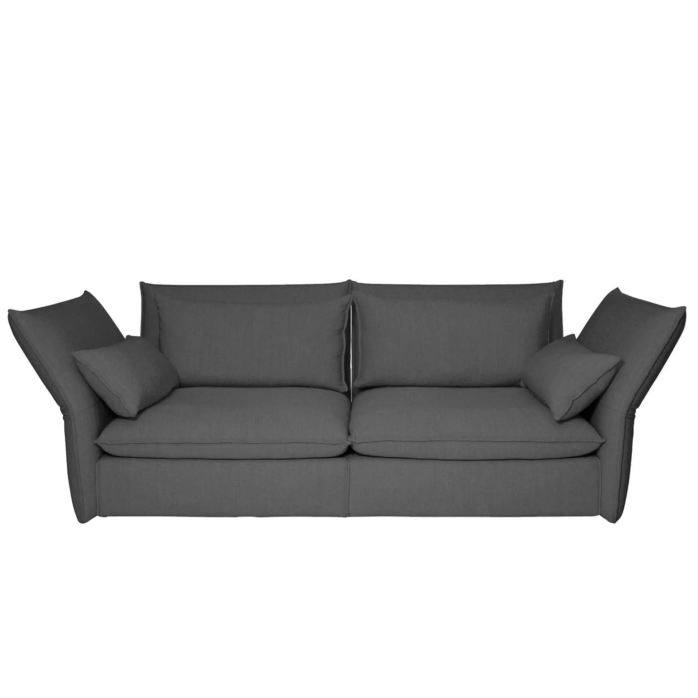 Vitra Mariposa 2 1/2 Seater Sofa Credo Anthracite 2