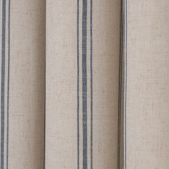 Folkstone Stripe Eyelet Curtains 3