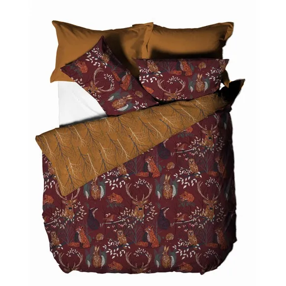 Furn. Riva Forest Fauna Duvet Cover & Pillowcase Set 3