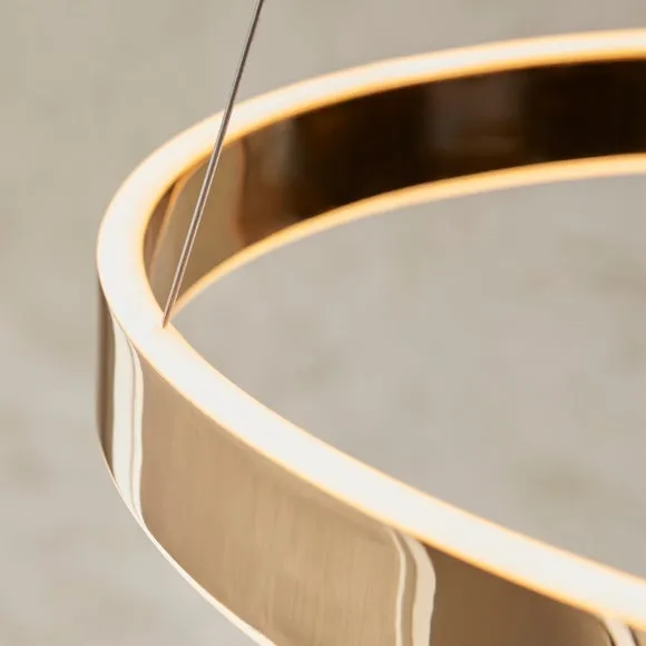 Return - Vogue Ring Modern LED Adjustable Pendant Light 3