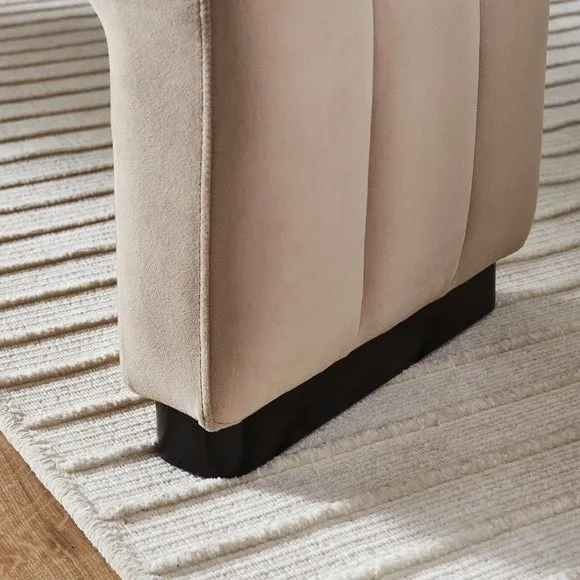 Lucilla 3 Seater Dining Bench, Velvet 3