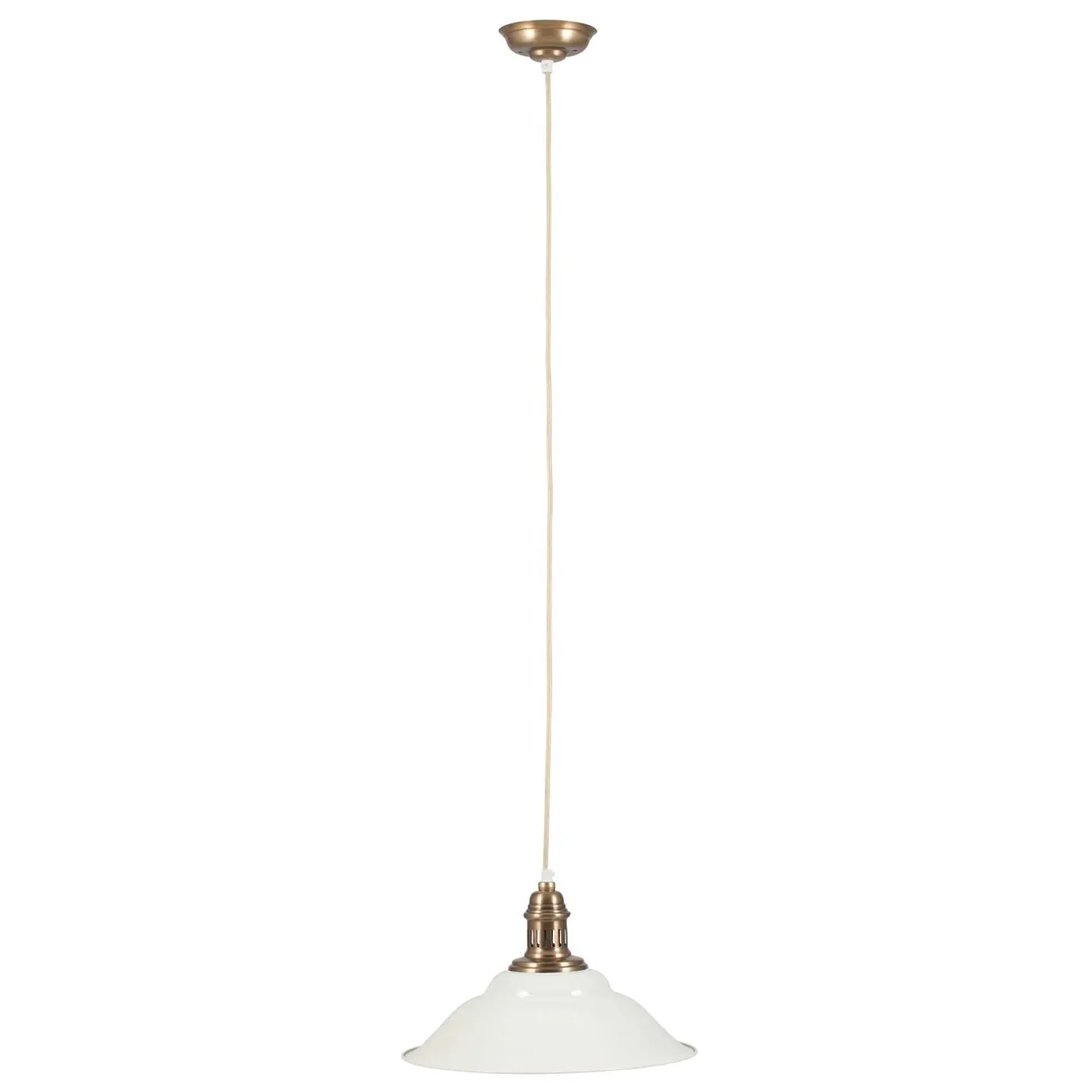 Cream Metal Pendant