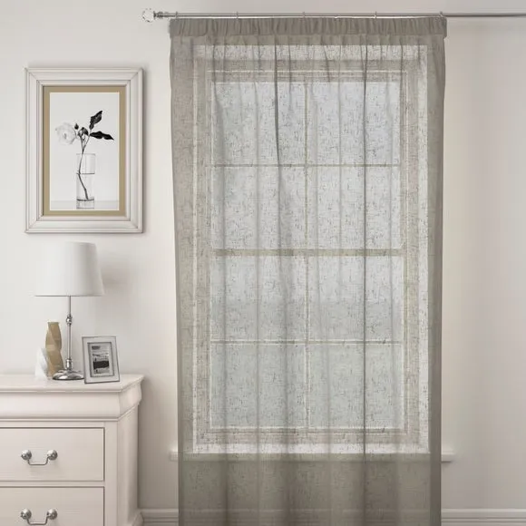 Boucle Tape Top Single Voile Panel 4