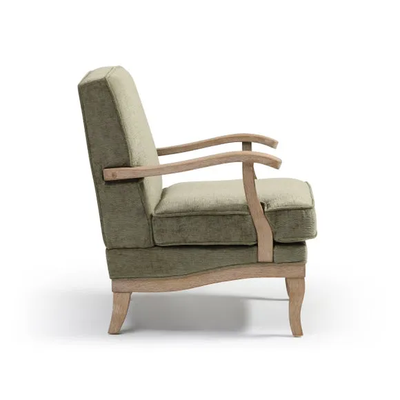 Esme Distressed Chenille Occasional Chair 6