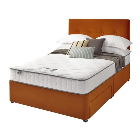 Silentnight Divan Bed With Francisco Velvet Headboard and 800 Pocket Sprung Mattress 6
