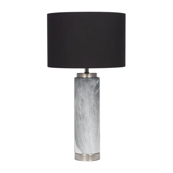 Carrara Grey Tall Table Lamp 2