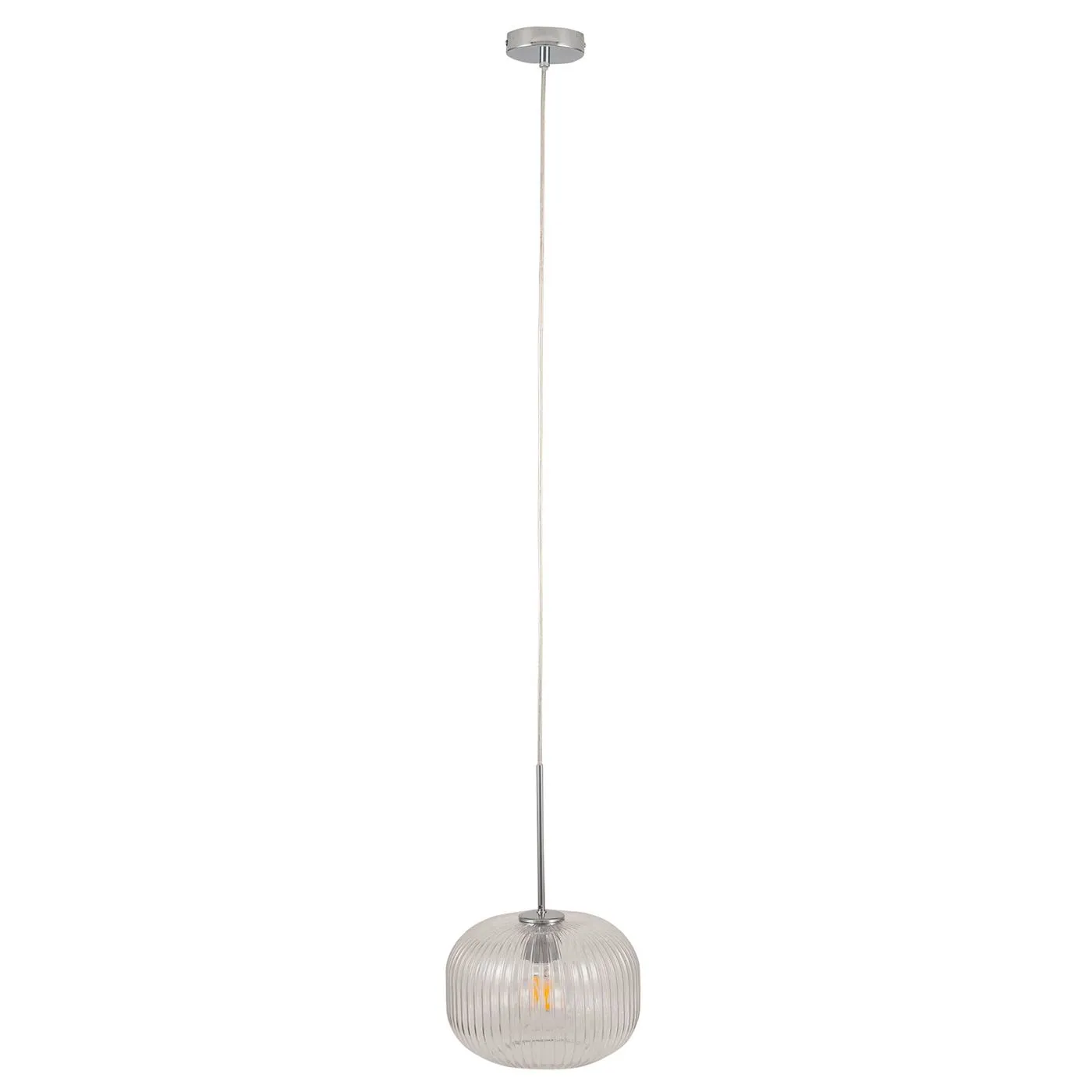 Glass Silver Pendant Light | Barker & Stonehouse 3