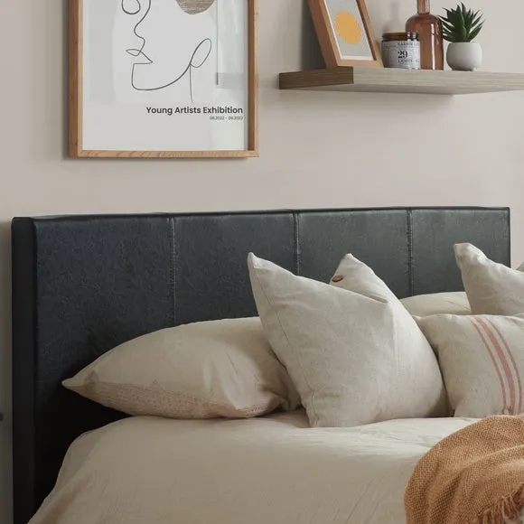 Berlin Ottoman Bed Frame, Faux Leather 3