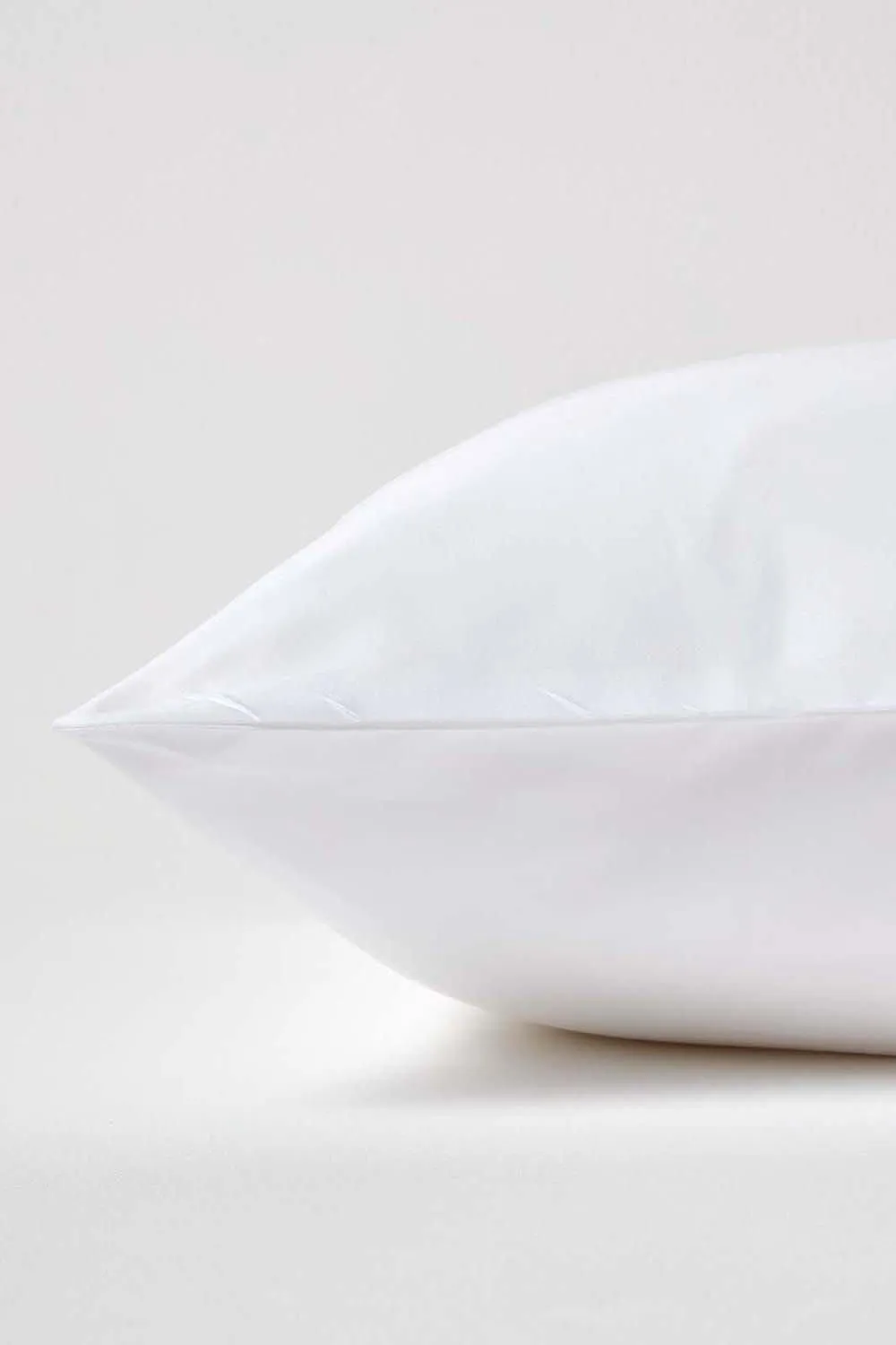 Homescapes Sateen Cotton Continental Pillowcase 400 TC, 60 x 60 cm in White 2