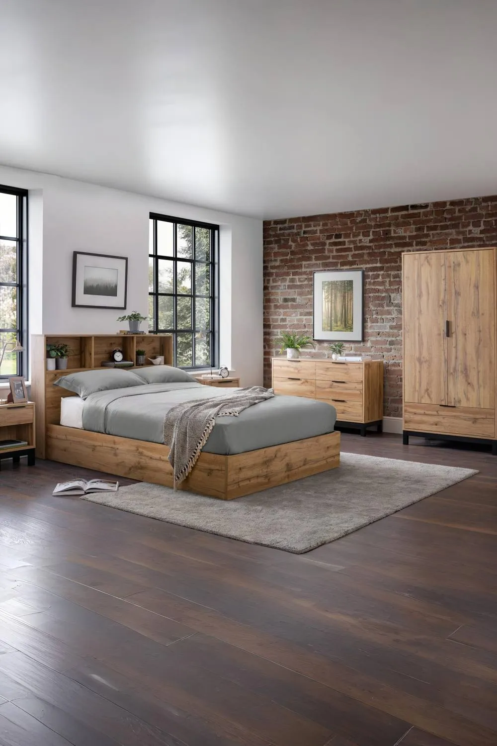 Julian Bowen Bali 4 Drawer Chest in Light Oak 2
