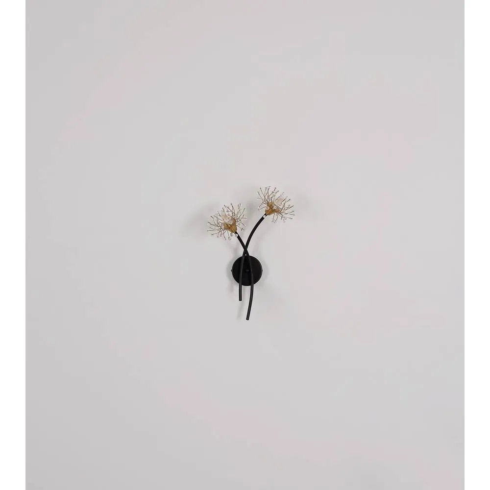 Netlighting Fiore Wall Lamp Matt Black 2x G9 6
