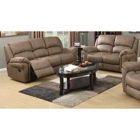 Lerna Fabric 3 Seater Sofa And 2 Seater Sofa Suite In Taupe