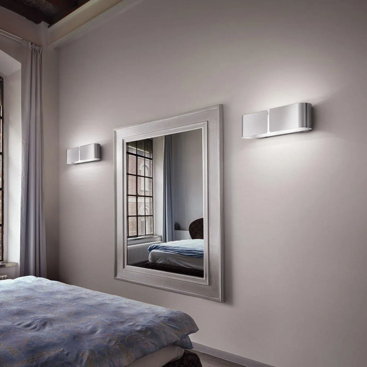 Netlighting Clip 2 Light Indoor Small Wall Light Chrome G9 in Grey 2