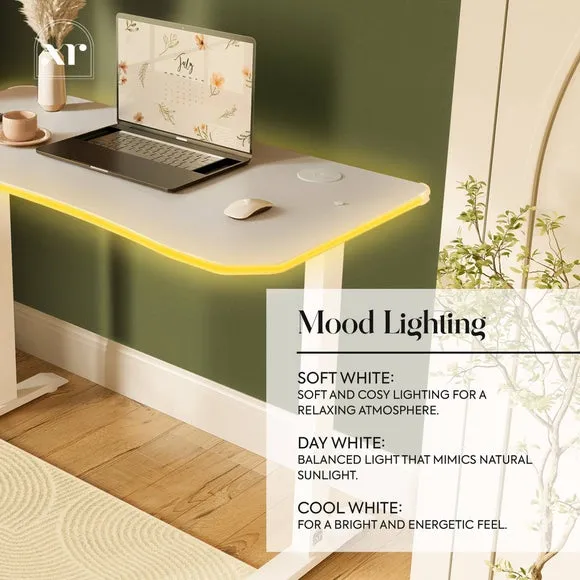 X Rocker Oka LED Large Office Desk 3