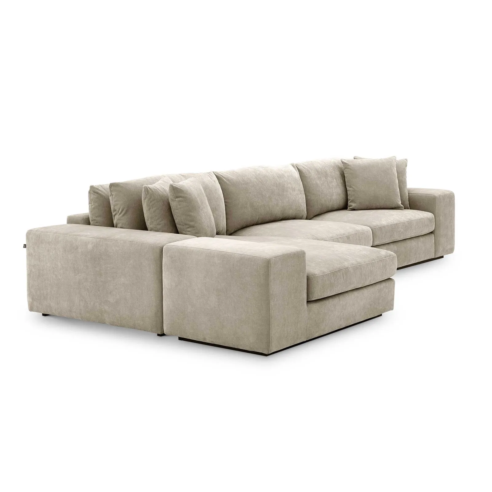 Eichholtz Vista Grande Lounge Corner Sofa, White Fabric | Barker & Stonehouse 5
