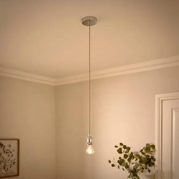 Charlie Industrial Adjustable Pendant Flex Ceiling Light Cable 2