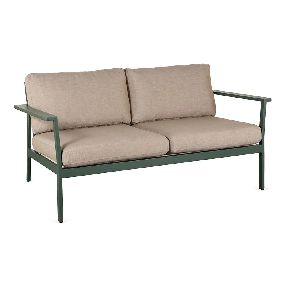 Case Eos 2 Seater Outdoor Sofa in Green 2