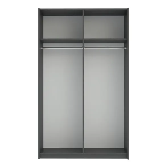 Jax 120cm Sliding Wardrobe with 2 Mirrors 6