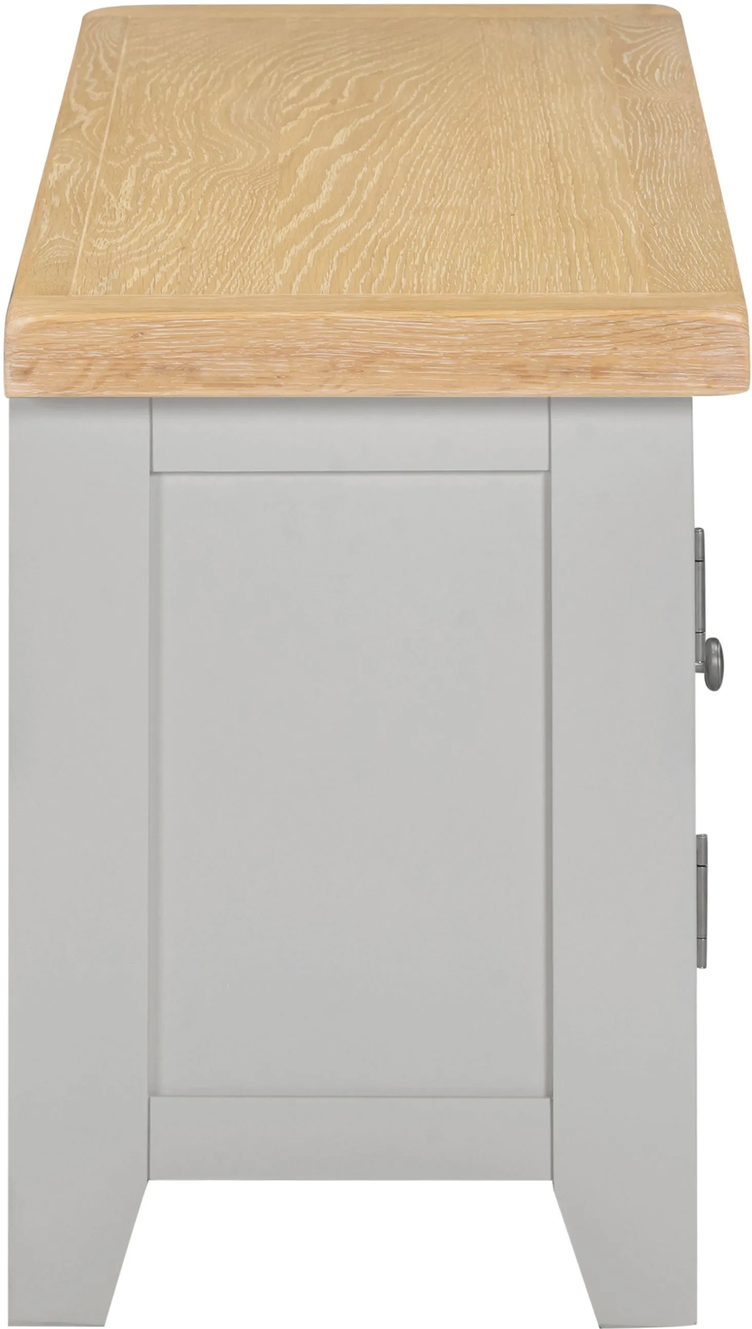 Seconique Windsor Straight TV Unit (Fully Assembled) in Light Grey 6