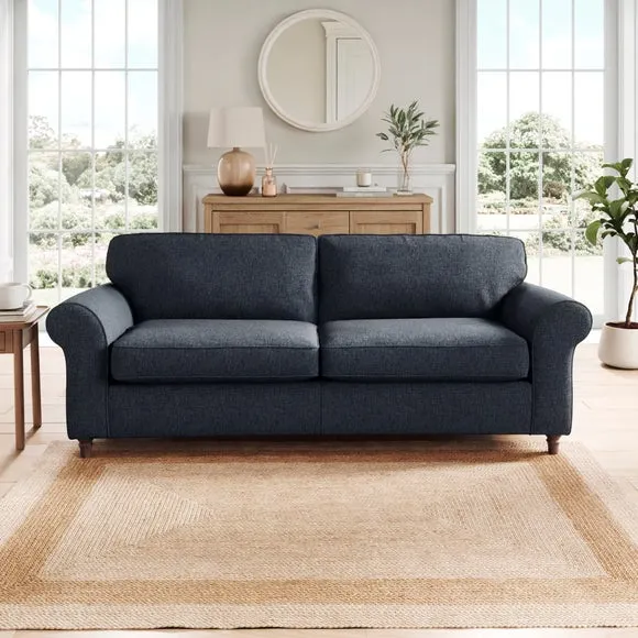 Flori Soft Chenille 4 Seater Sofa