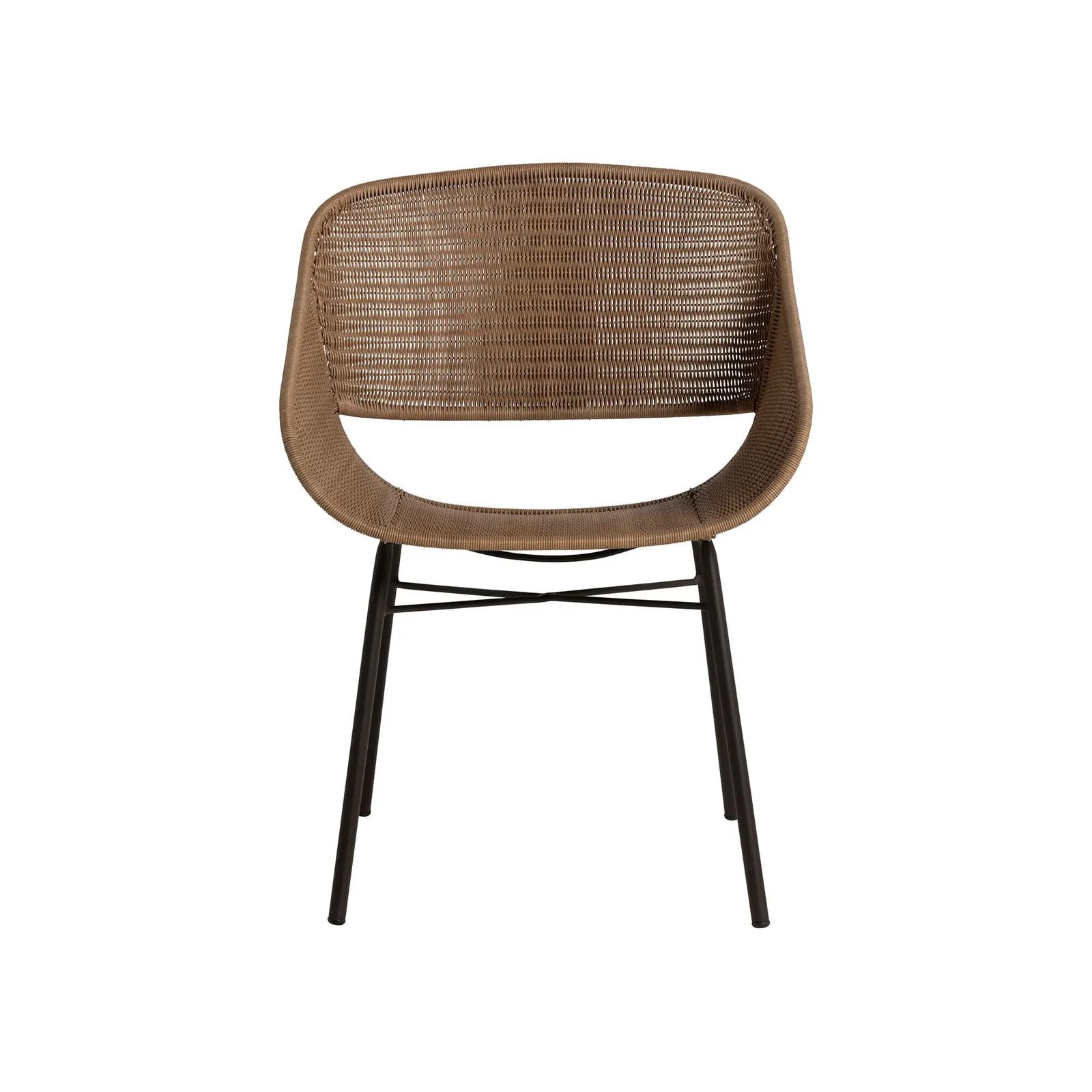 Merida Garden Dining Armchair, Rattan, Neutral | Barker & Stonehouse 4
