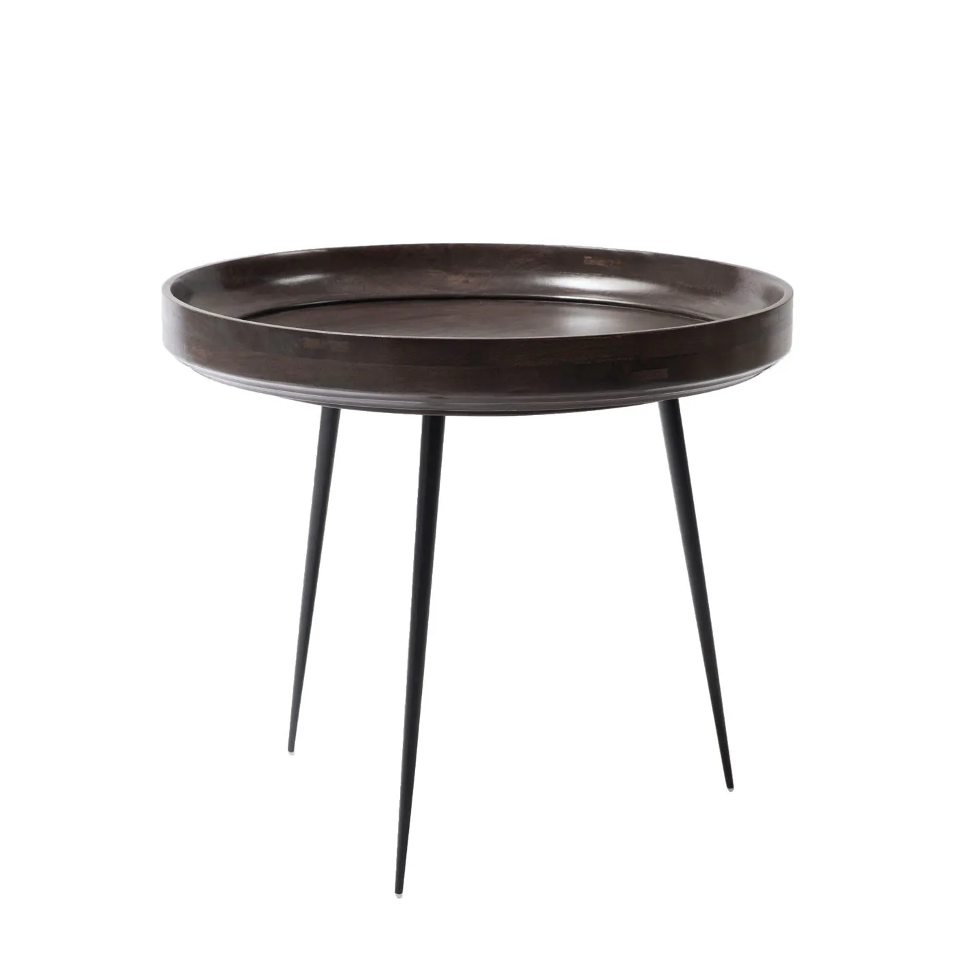 Mater Bowl Table Large Smoked Grey Mango Wood 2