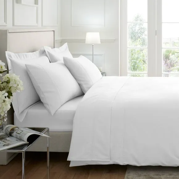 Dorma Egyptian Cotton Sateen 1200 Thread Count Flat Sheet 2