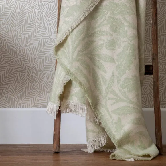 Morris & Co. Acorn Tonal Throw Blanket 130cm x 170cm 6