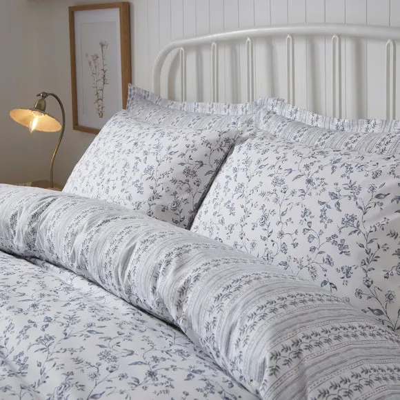 Floral Toile Polycotton Oxford Pillowcase 5