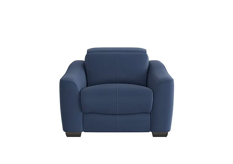 Xavier Fabric Armchair - Blue