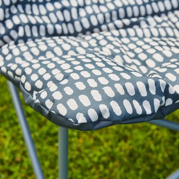 Polka Dot Padded Garden Butterfly Chair 3