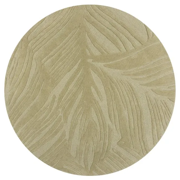 Lino Leaf Round Rug 5