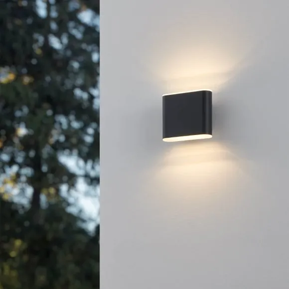 EGLO Grutti 2 Light Colour Changing LED Outdoor Wall Light