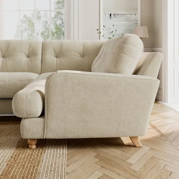 Martha Chunky Chenille Full Corner Sofa 3