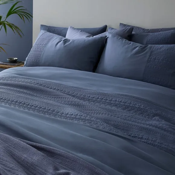 Theo Panel Geo Duvet Cover & Pillowcase Set 4