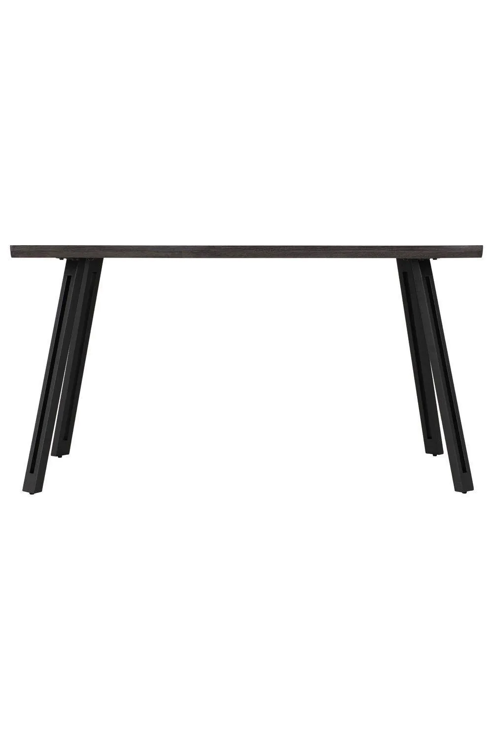Seconique Quebec Wave Edge Dining Table in Black 2