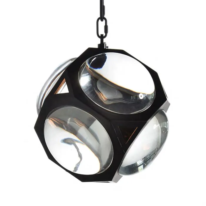 Timothy Oulton Iris Large Pendant, Matt Black