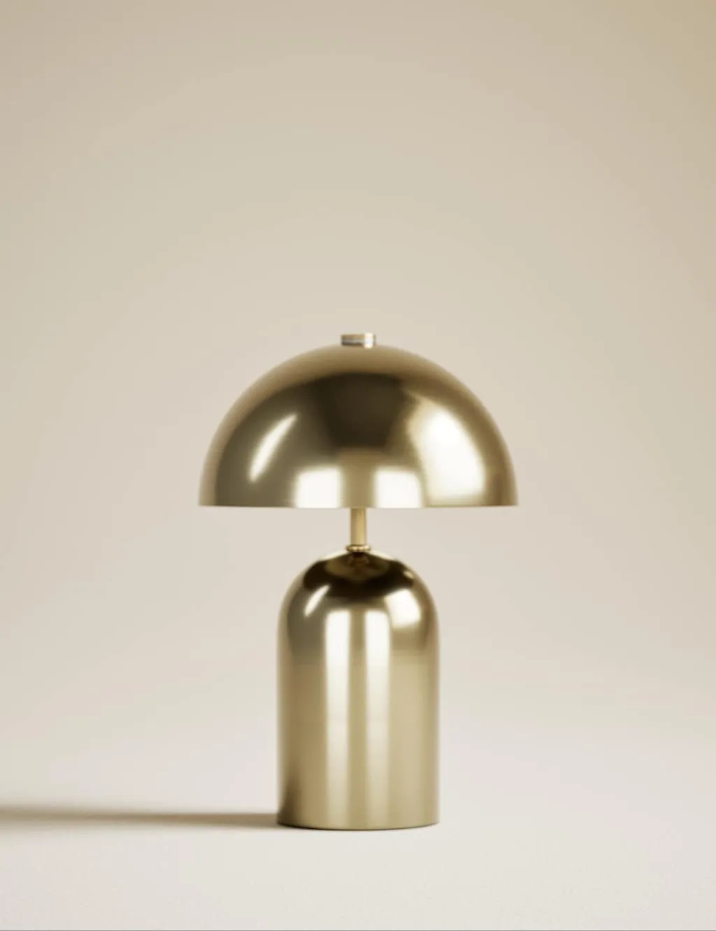 M&S Colby Rechargeable Metal Table Lamp Antique Brass