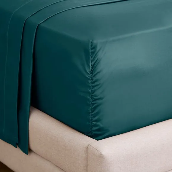 Dorma 800 Thread Count 100% Cotton Sateen Fitted Sheet 1