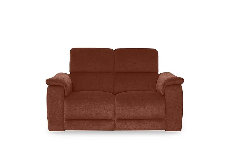 Genius Fabric 2 Seater Power Recliner Sofa with Power Headrests and Bluetooth Speakers