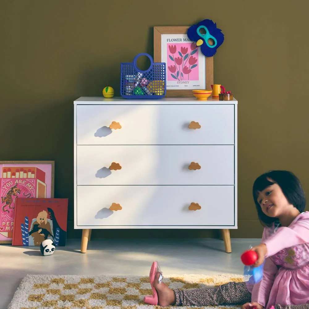 sweeek Children's chest of 3 drawers in White 5