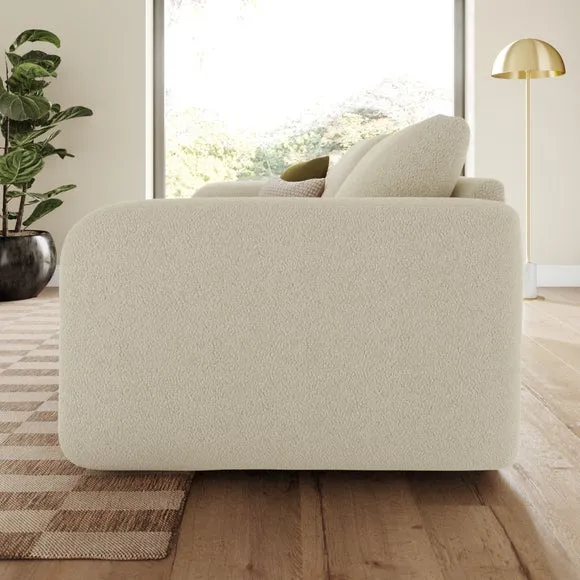 Luca Tonal Boucle 4 Seater Sofa 2