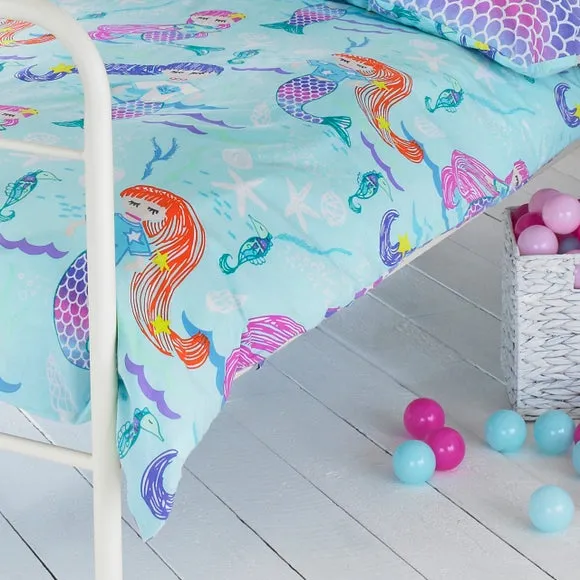 little furn. Mermaid Duvet Cover & Pillowcase Set 3