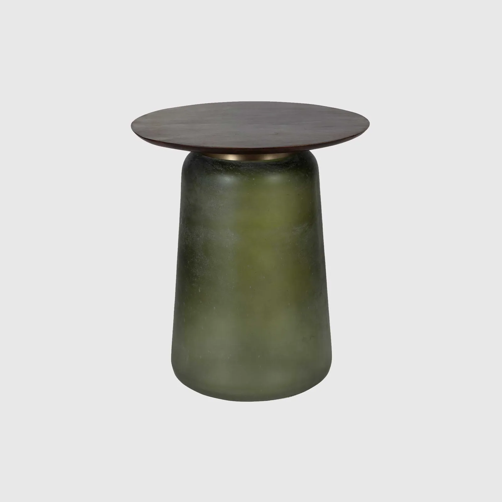 Bardi Coffee Table 45.7X45.7X44.5 Cm, Round, Green Glass | Barker & Stonehouse