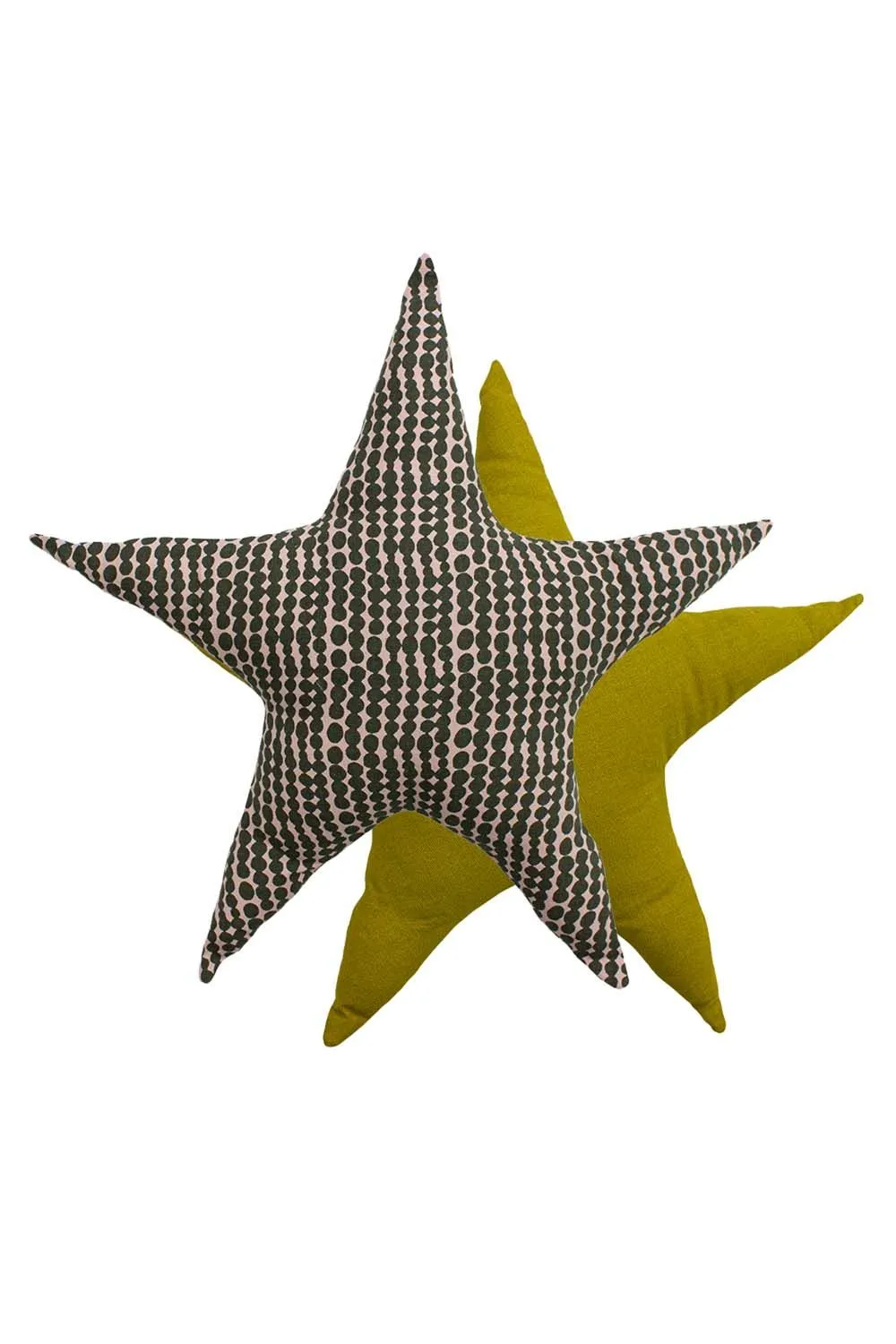 Furn Printed Star Novelty Cushion in Pink