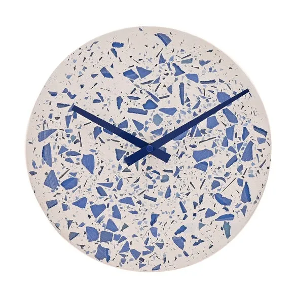 Interval Concrete Terrazzo Porcelain Round Wall Clock